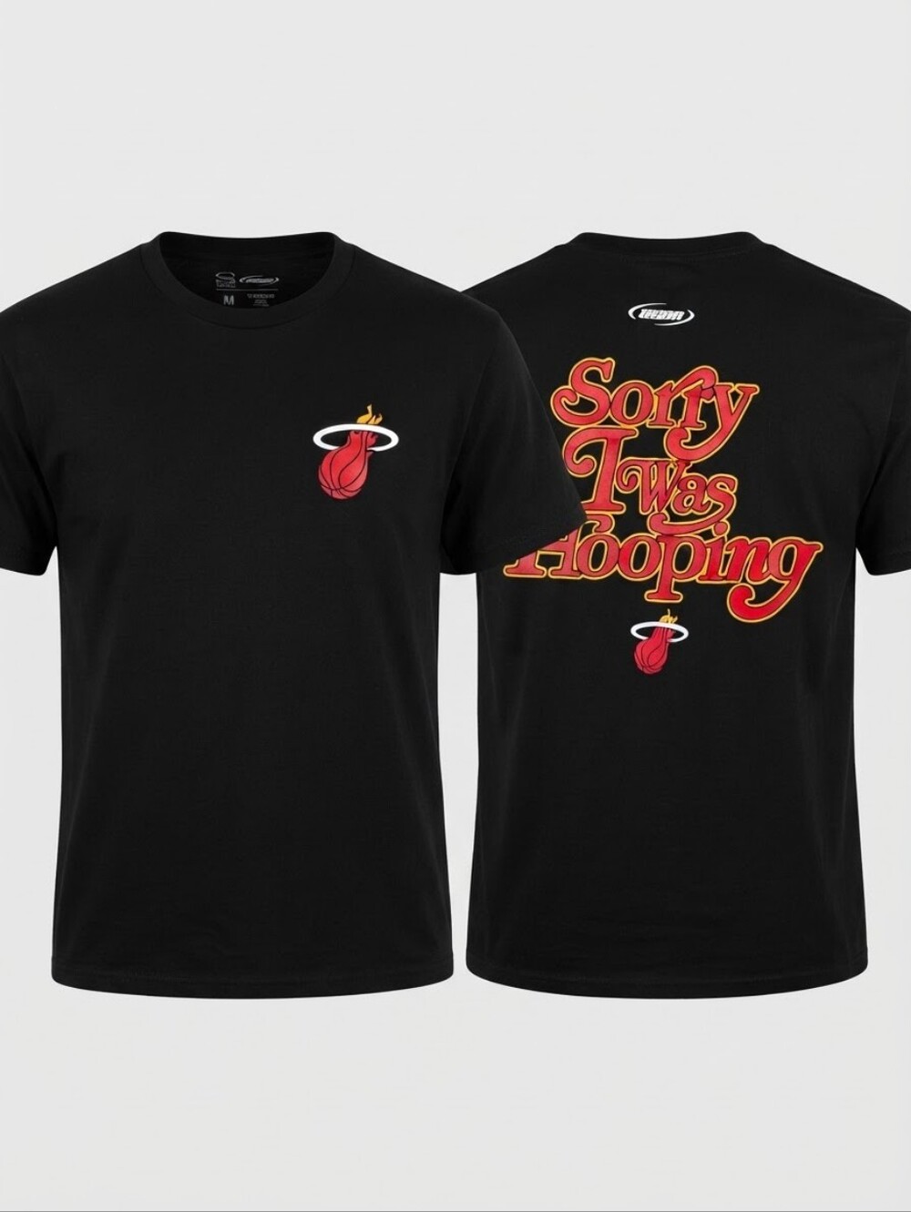 Stadium Essentials Miami Heat "Sorry I Was Hooping" Graphic T-Shirt - Black (M)